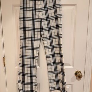 Burberry of London Blue and White Plaid Garment